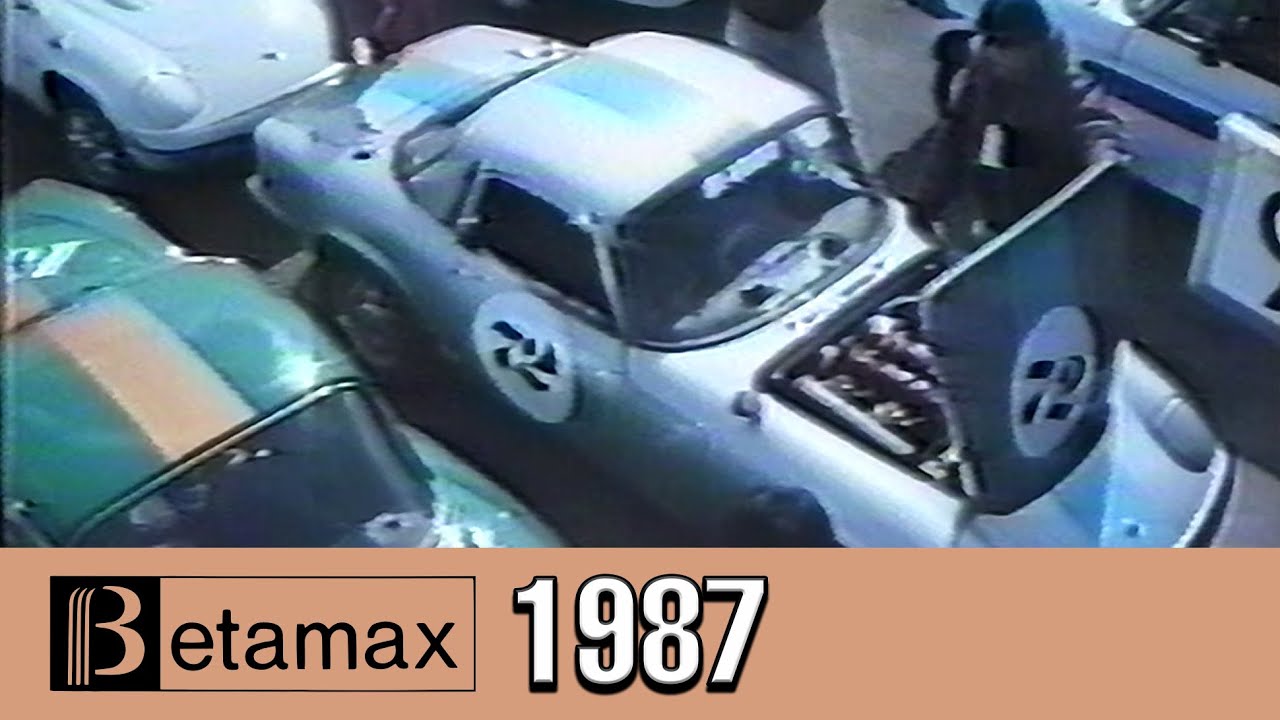 March 1987 Historic Vehicle Race At Tsukuba Circuit (Rare Analog Betamax Racetrack Event Footage)