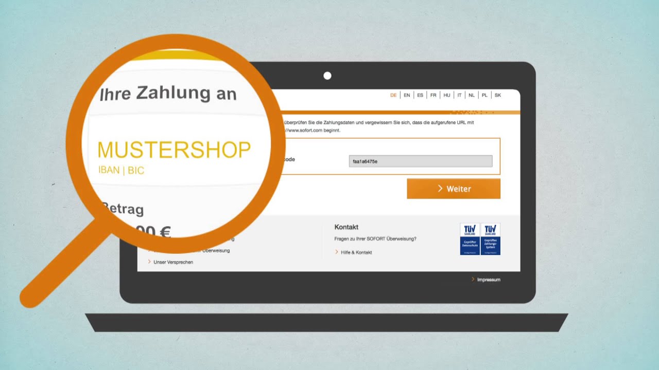 SOFORT &Uuml;berweisung Paycode &ndash; die einfachste Art Rechnungen zu bezahlen.