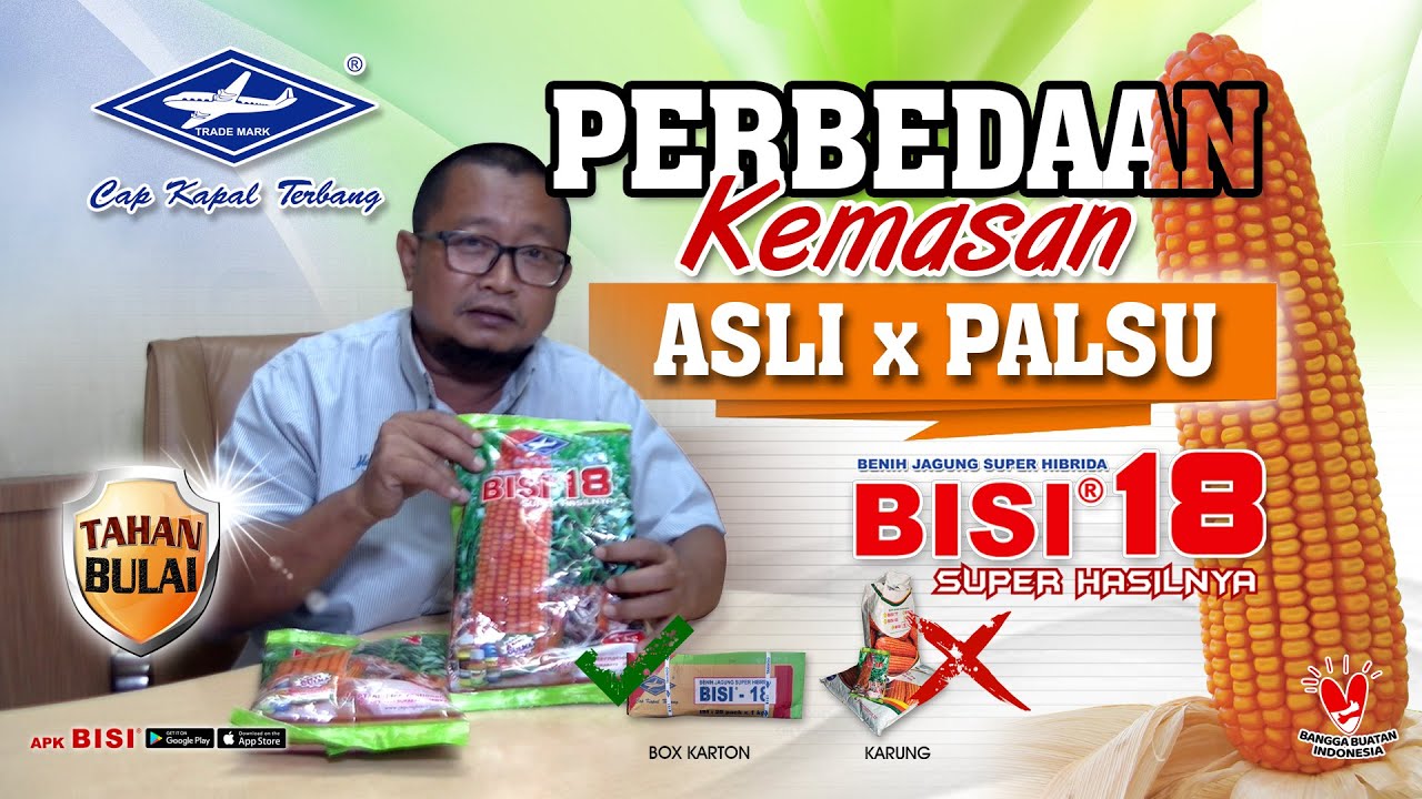 BISI Sahabat Petani: Ini Perbedaan Jelas Kemasan 'ASLI vs PALSU' Jagung Super Hibrida BISI-18 (1Kg)