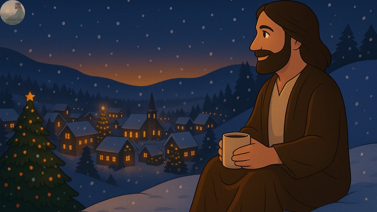 Peaceful Christmas Nights with Jesus ❄️ | Lo-Fi Christian Worship for Prayer, Study & Rest