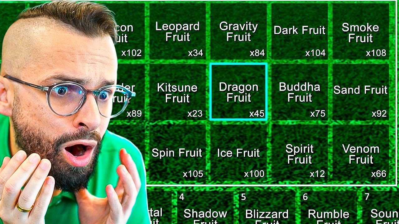 Eu Obtive o Maior Estoque de Frutas do MUNDO no Blox Fruits
