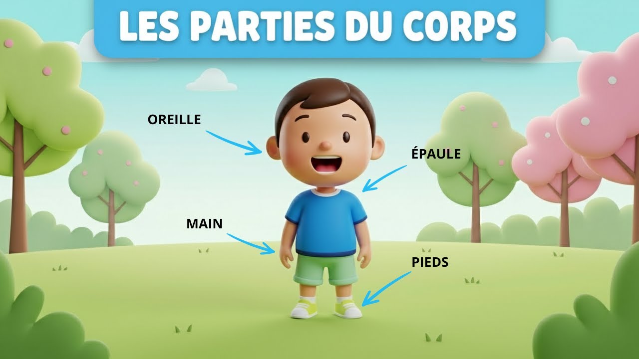 Les parties du corps | Chansons pour enfants