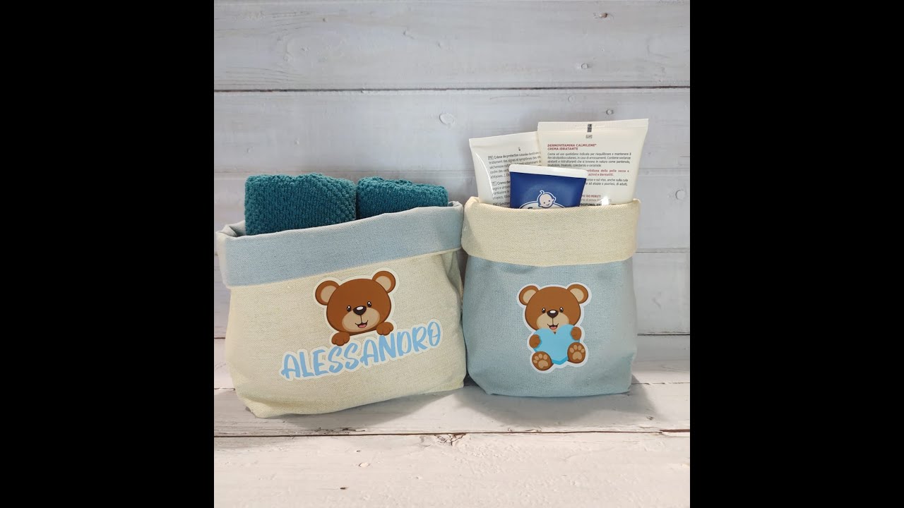 TUTORIAL #30: cestino portatutto | DIY storage basket | Cestino stoffa reversibile
