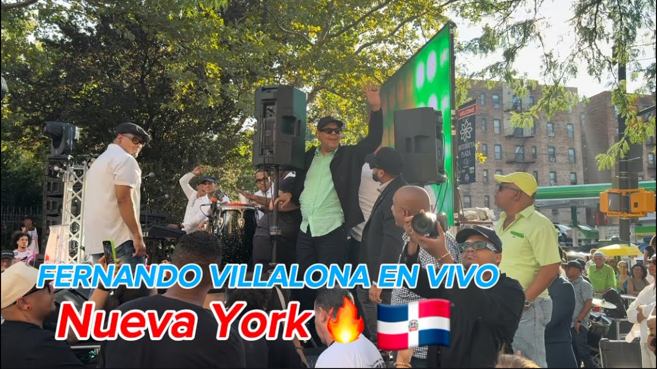  🔥 “FERNANDO VILLALONA LA ROMPE EN NUEVA YORK 🔥🇩🇴 | Plaza Quisqueya se volvió un party”