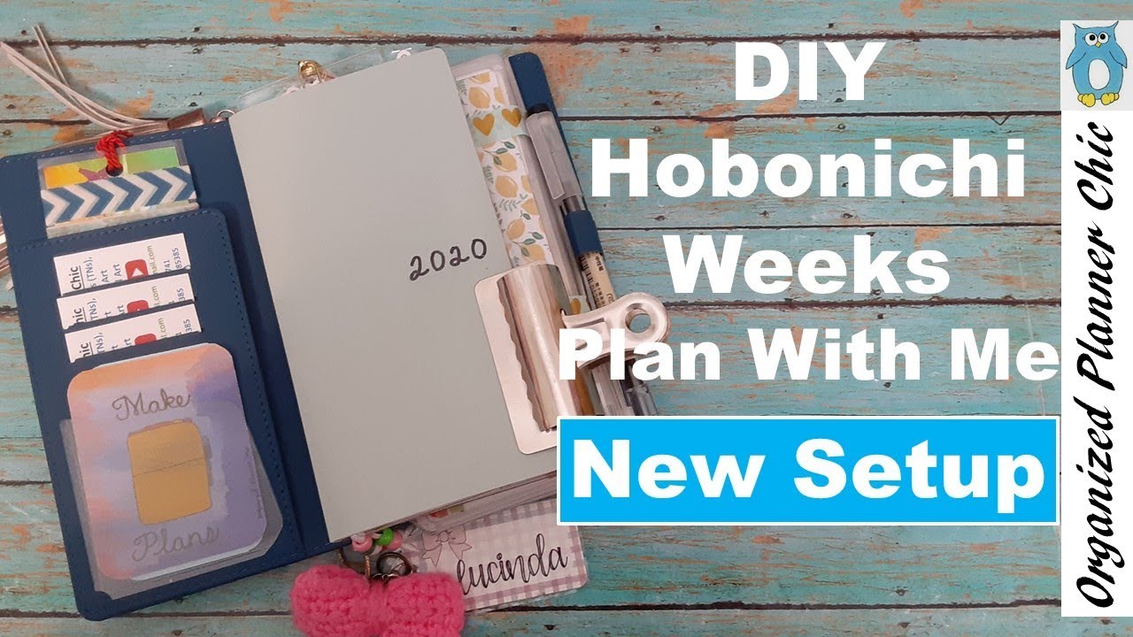 DIY Hobonichi Weeks Plan With Me | 2020 Faubonichi Weeks Setup| Fauxbonichi Weeks Flip Through