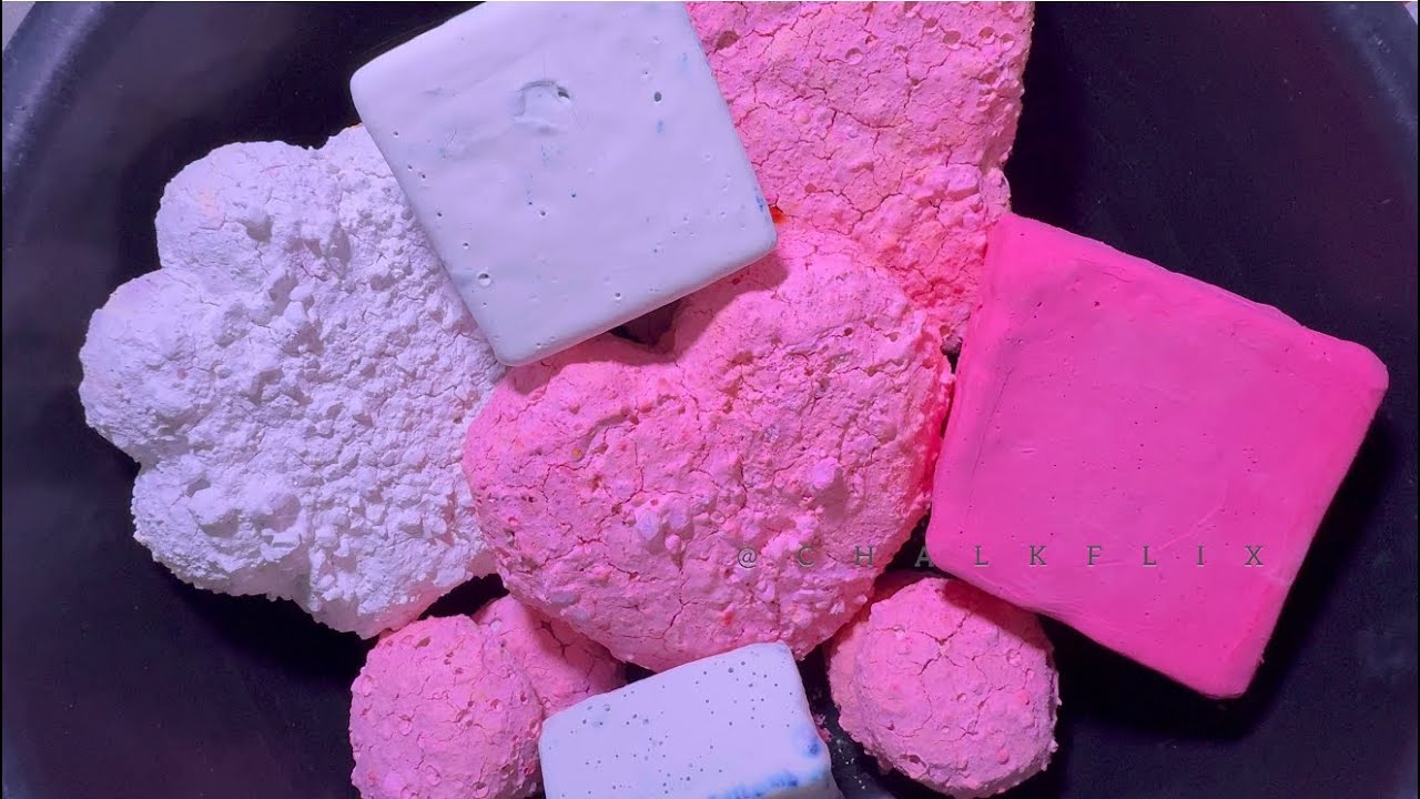 Everything Pasted 💕 Gym chalk Crushing Sound | ASMR video | Relaxing | CHALKFLIX 