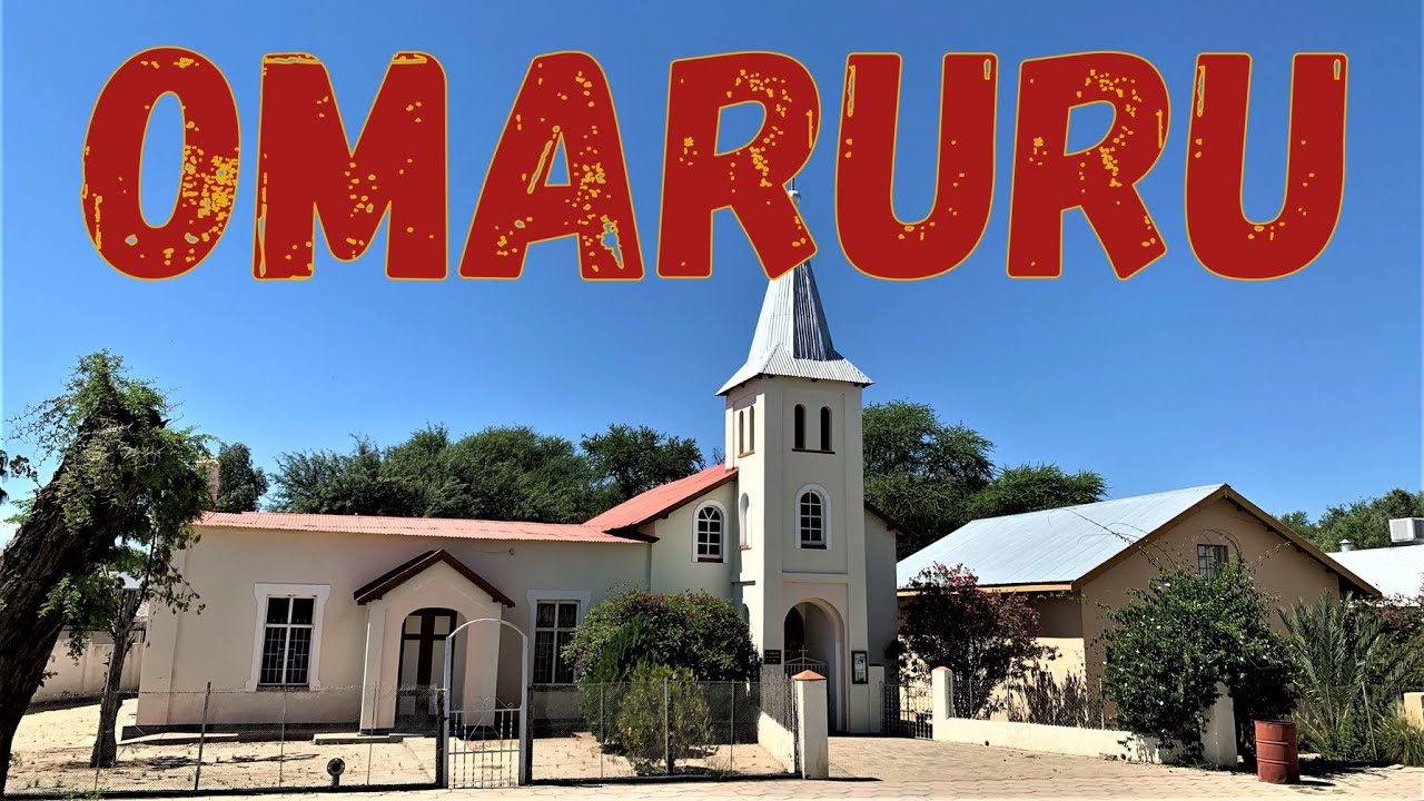 Driving through Omaruru town in March 2021, central Namibia, southern Africa