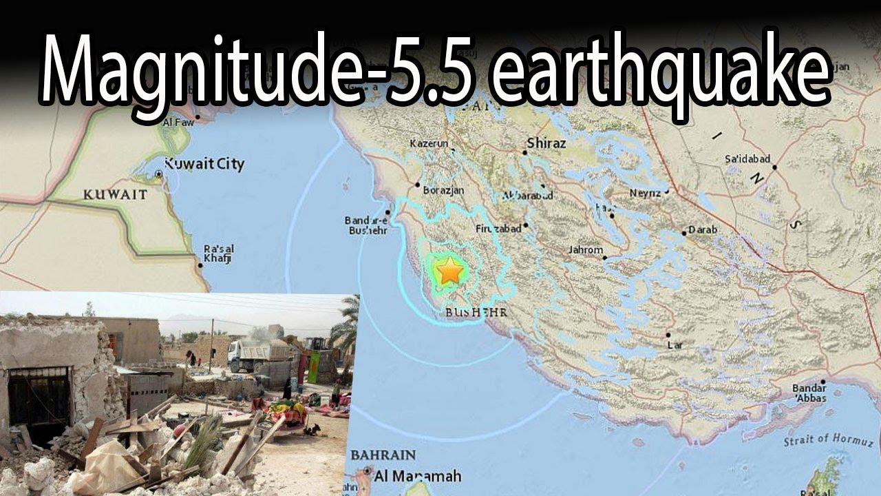 Magnitude-5.5 earthquake strikes southern Iran