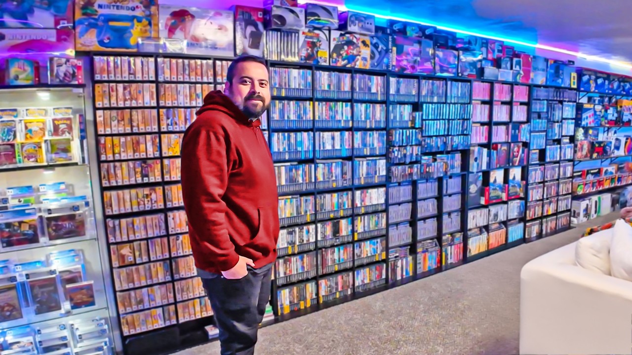 A millionaire invited me into his game room