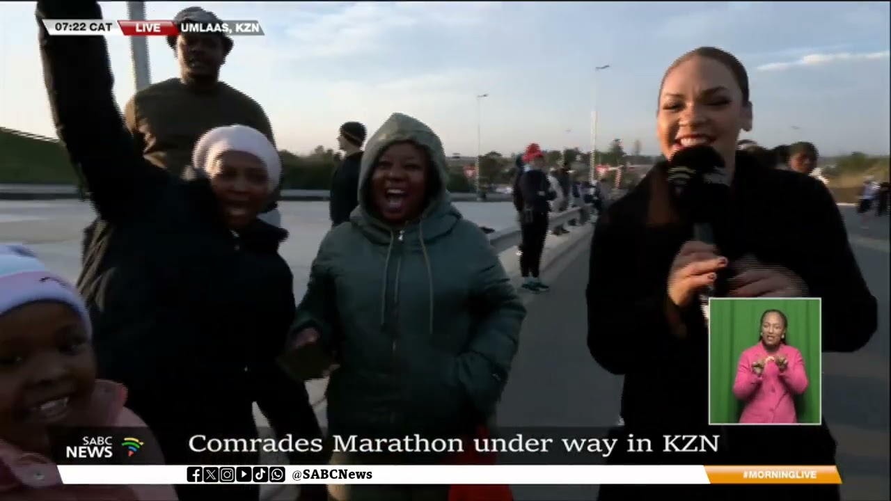98th Comrades Marathon | SABC's Stace Holland reports at the halfway mark