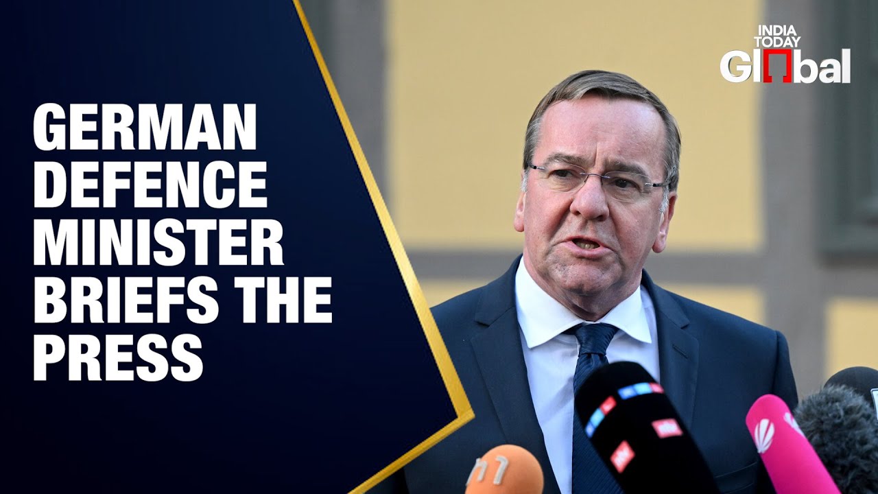 LIVE: German Defence Minister Pistorius Speaks to Reporters After Meeting with Pete Hegseth