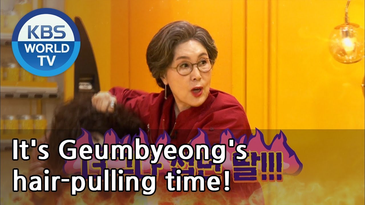 It's Geumbyeong's  hair-pulling time![Happy Together/2019.03.21]
