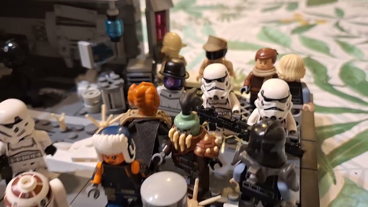 Diorama courusan dark times lego star wars 