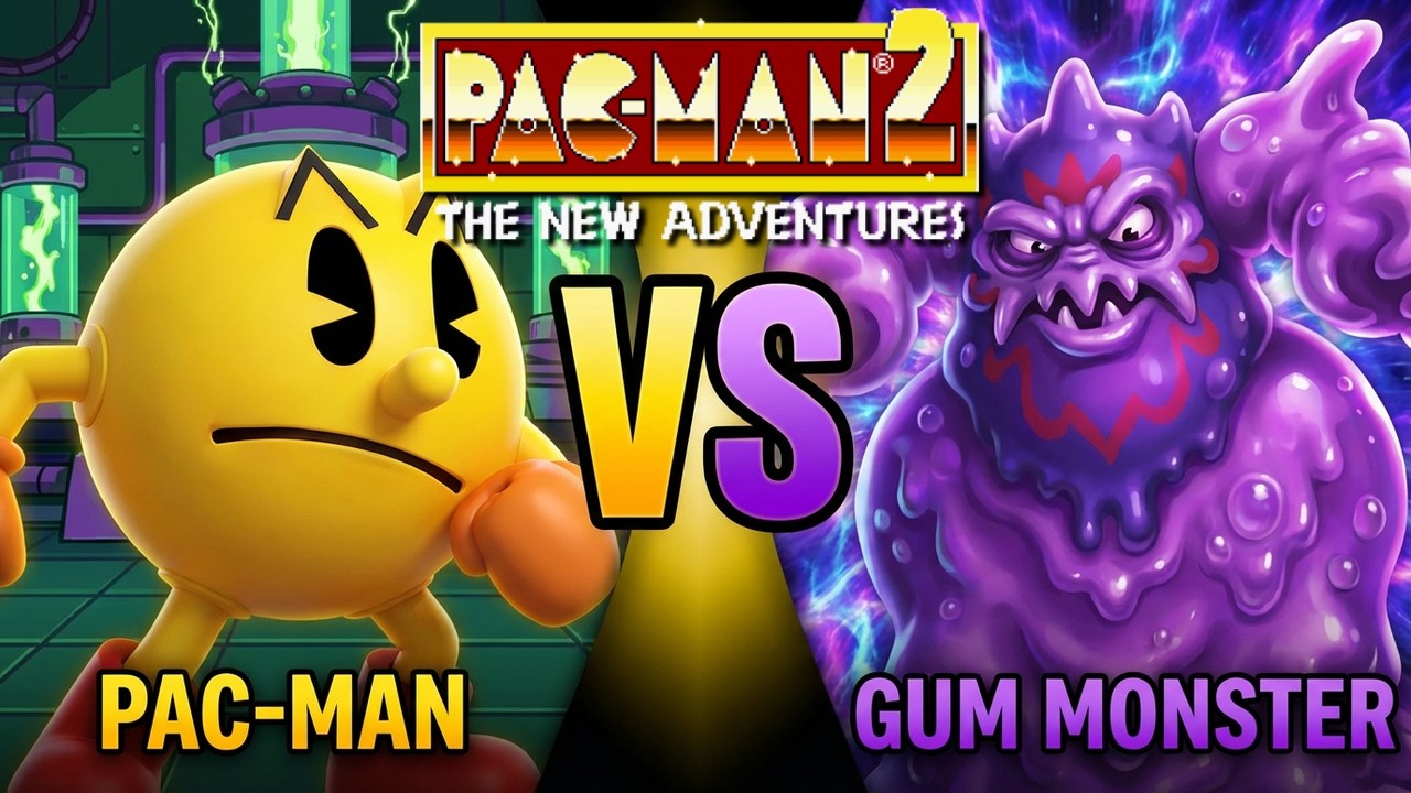Pac-Man 2 ABC Gum Monster Boss Battle | Sega Genesis