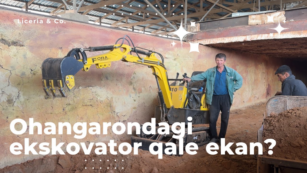 Mini ekskovator abzor | ohangaronga tashrif 2-son | мини ексковатор абзор | бизнес😎