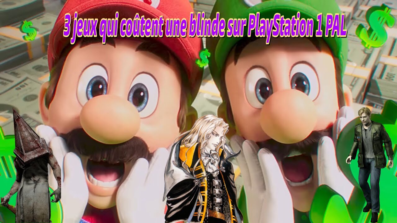 3 jeux qui coutent une blinde sur Playstation 1 PAL