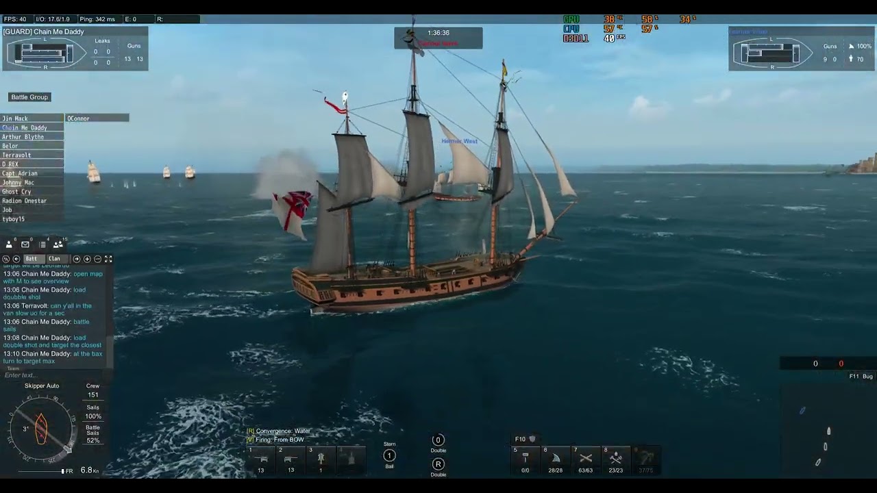 Naval Action Shallow Water Port Battle
