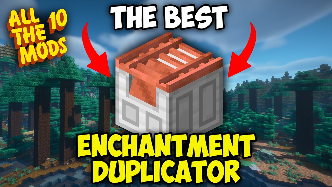 How to Duplicate your Enchantments in ATM10 | Best Enchantment Duplicator All The Mods 10