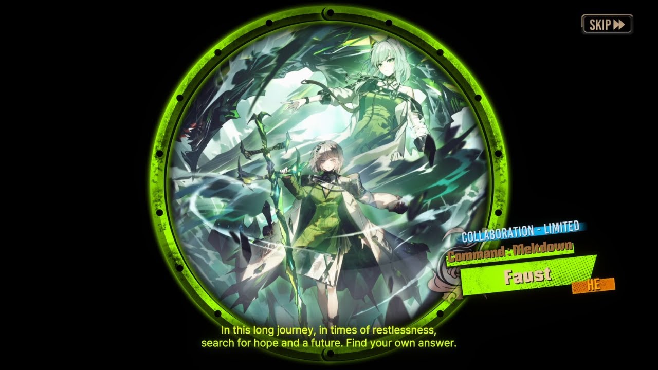 Command : Meltdown E.G.O + Corrosion (Faust) Kal'tsit Arknights event collab - Limbus Company