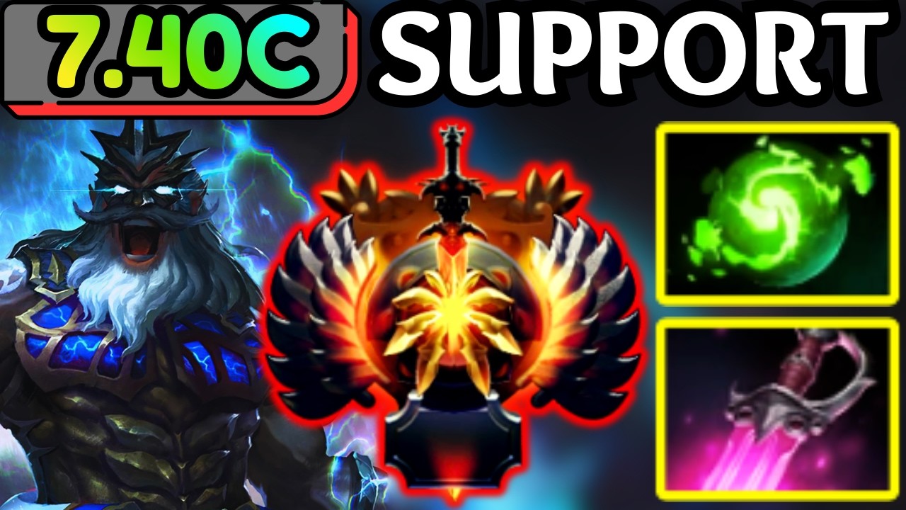🔥 24 KILLS ZEUS Soft Support 8000 MMR — GLOBAL DAMAGE GOD 🔥 Dota 2