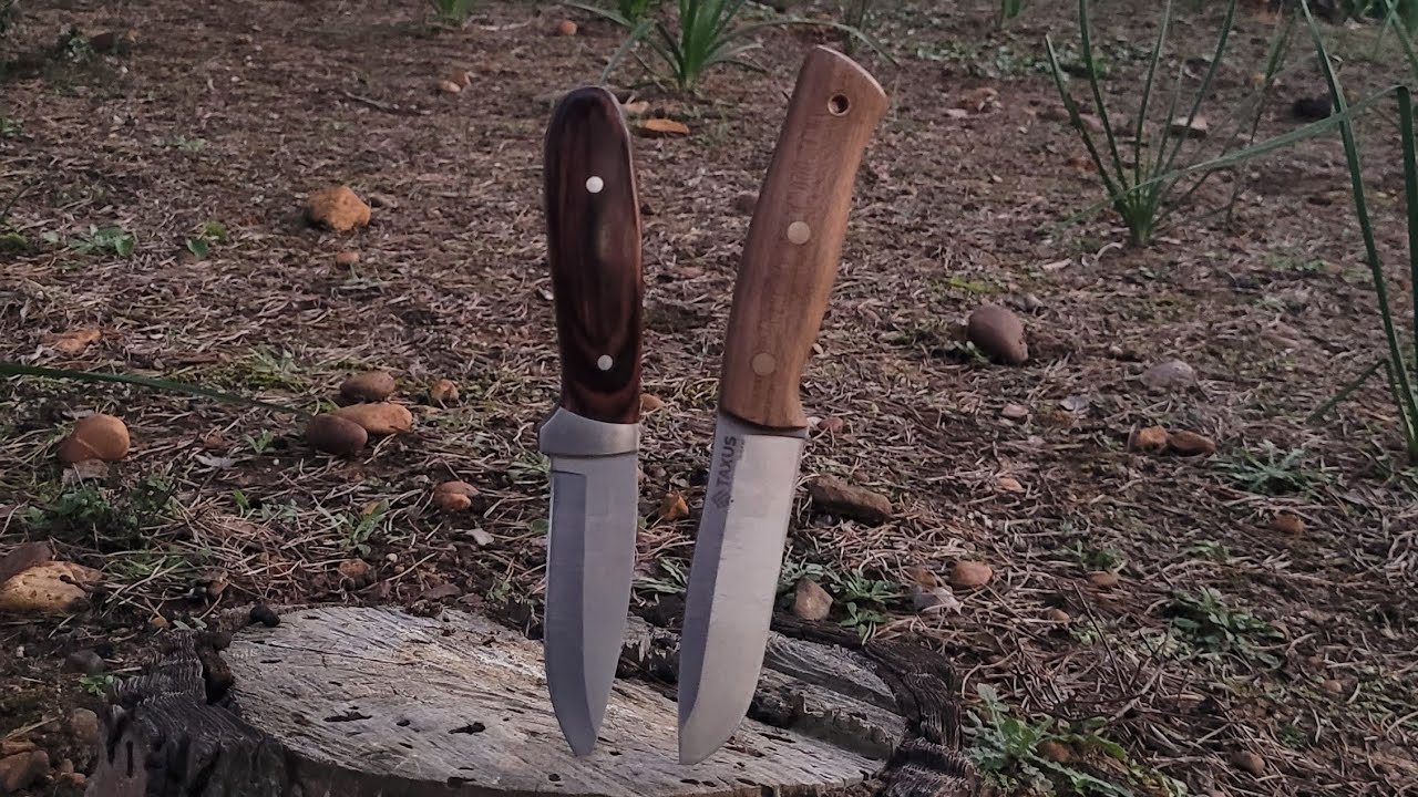 CUCHILLO MAS CARO vs CUCHILLO MAS BARATO 🔪TAXUS HABILIS & ROCKTRAIL (LIDL) 145 e vs 5'99#bushcraft