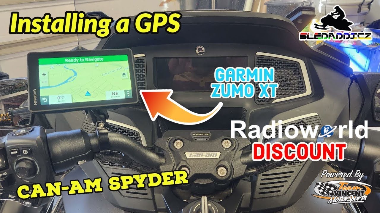 Installing a Garmin GPS on a Can-Am Spyder RT Limited | Garmin Zumo XT | Radioworld.ca