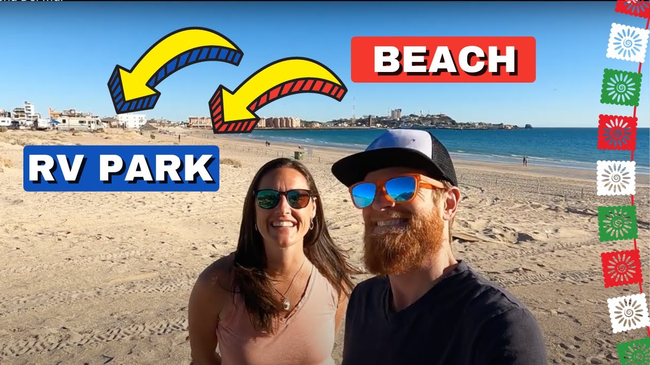 BEACHFRONT CAMPING- Mexico RV Park- Concha Del Mar