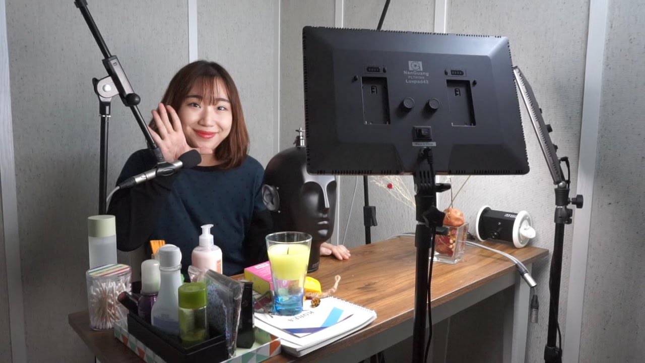 [미니유 한국어 ASMR] 방음부스와 소근소근 근황토크│bought a soundproof booth│Whisper
