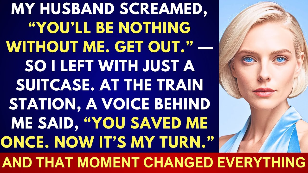 My Husband Said I’d Be Nothing Without Him—At The Station, A Stranger Changed Everything