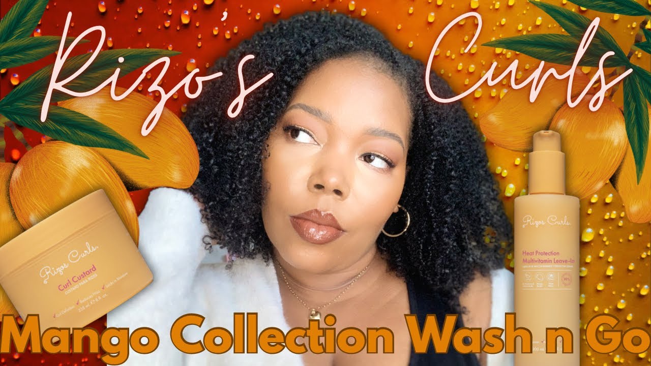 THIS DID WHAT TO MY FINE NATURAL HAIR? | Rizo’s Curls Mango Collection 🥭🥥
