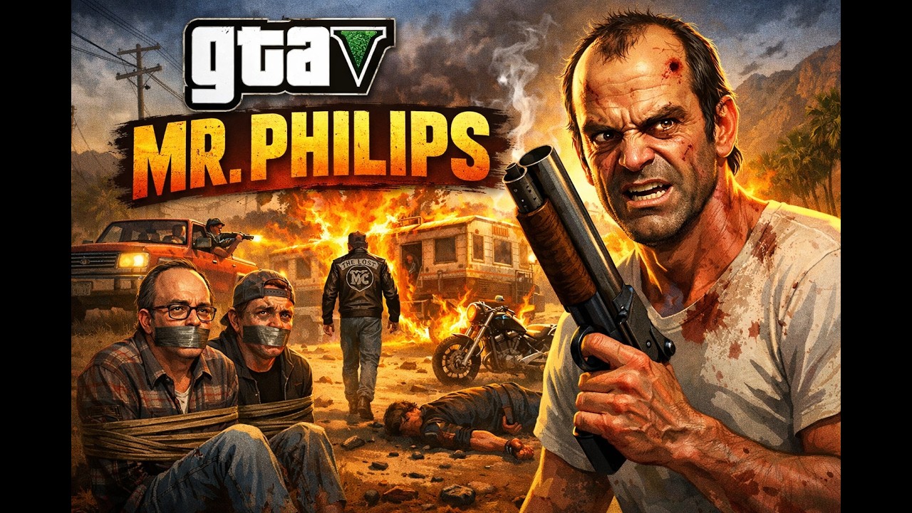 Mr.Philips Mission - Trevor Entry | GTA5 Gameplay #14