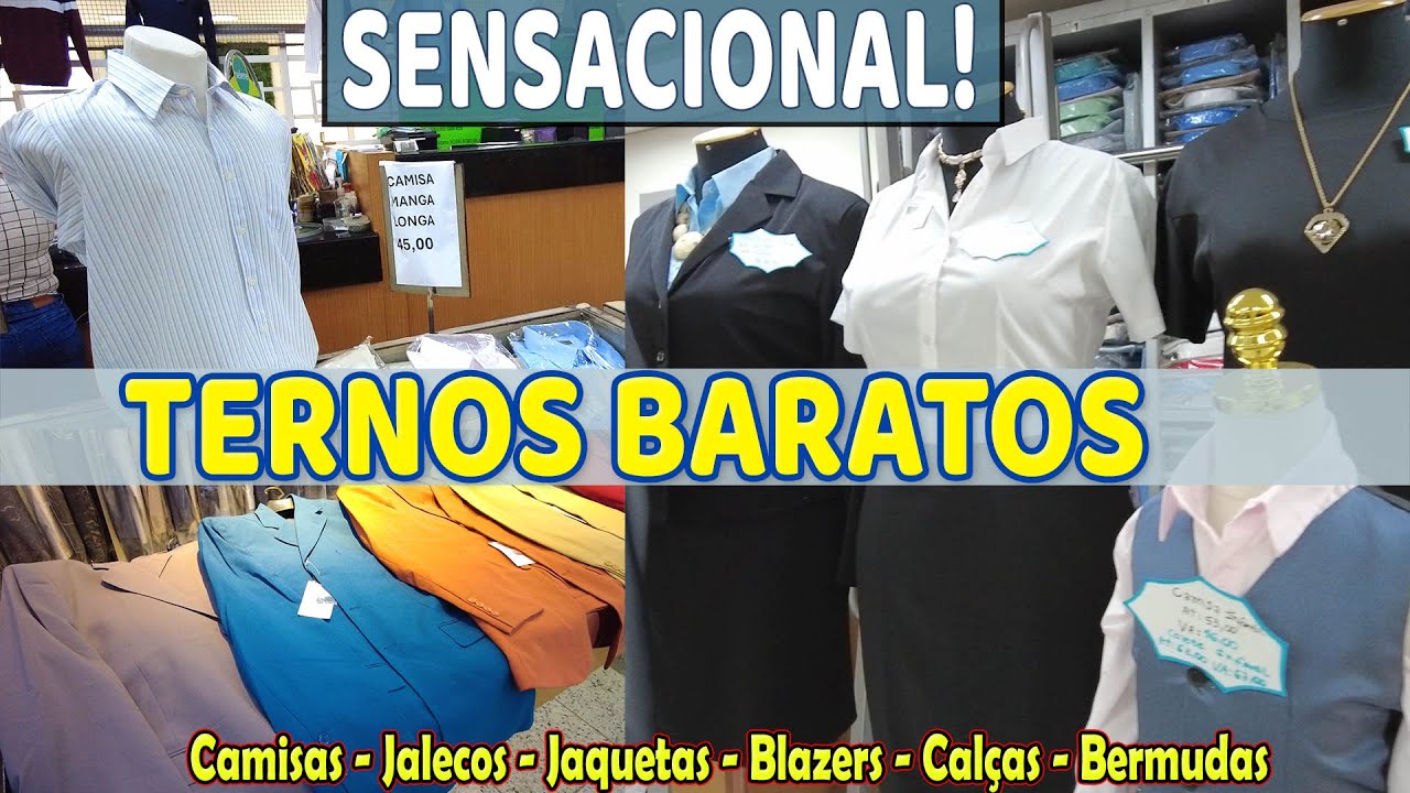TERNOS, CAMISAS, BLAZERS, MASCULINO e FEMININO