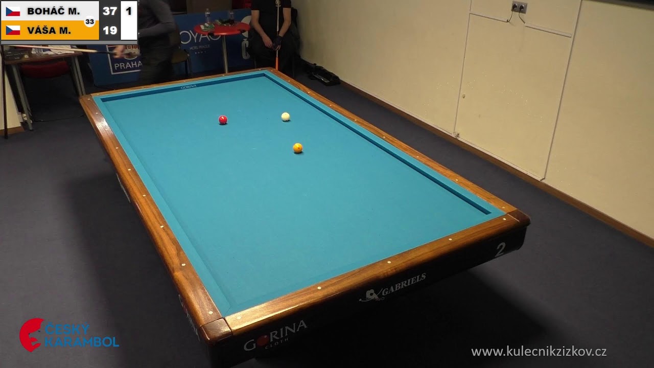Czech league | 3-cushion | D1 | 12th round | Martin Boháč v Marek Váša