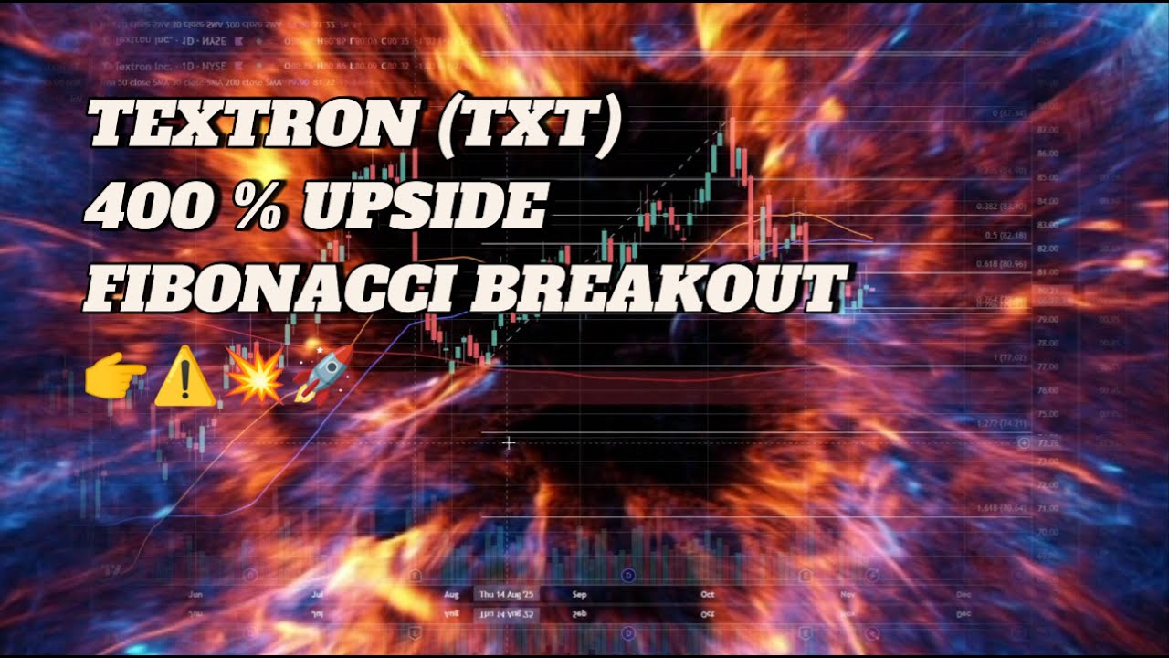 Textron Stock Analysis | 400% Fibonacci Breakout Setup #TXT #DefenseStocks #Breakout