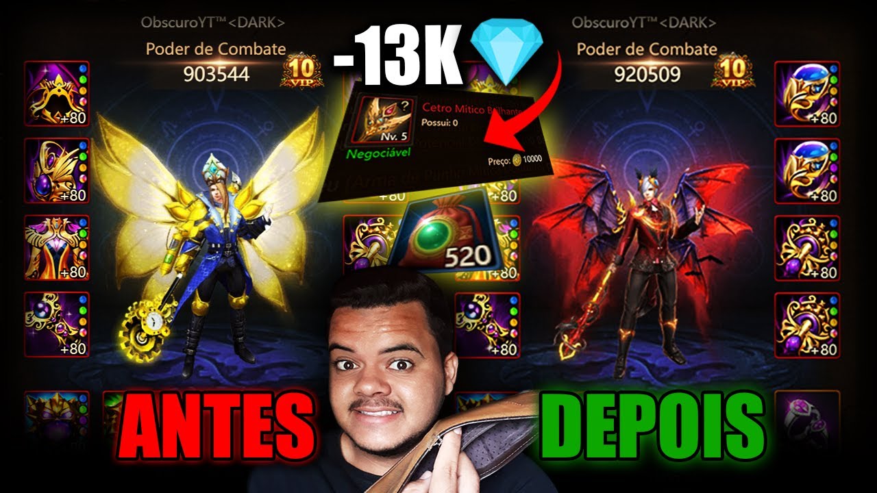 Consumo de 13k de Dimas: Artefato e Silfos Valeu a Pena? Wartune Ultra