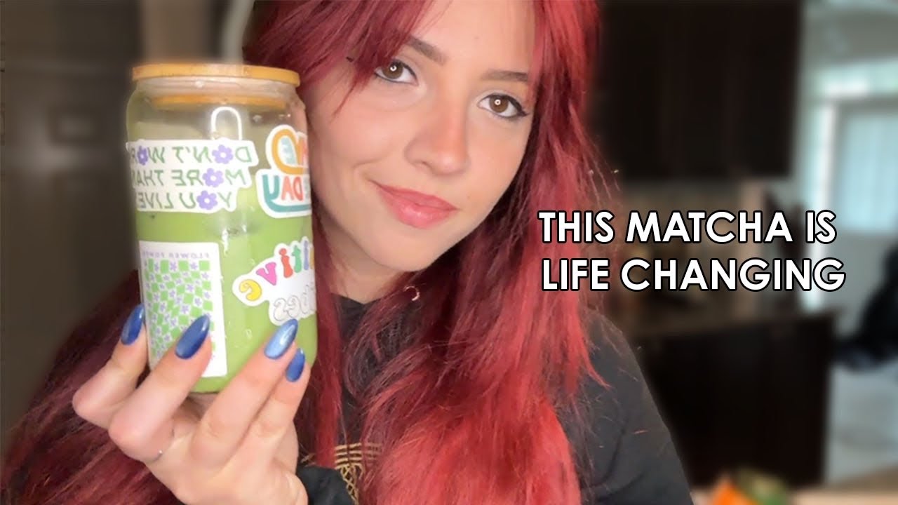 Talk to me while I make iced matcha for stream