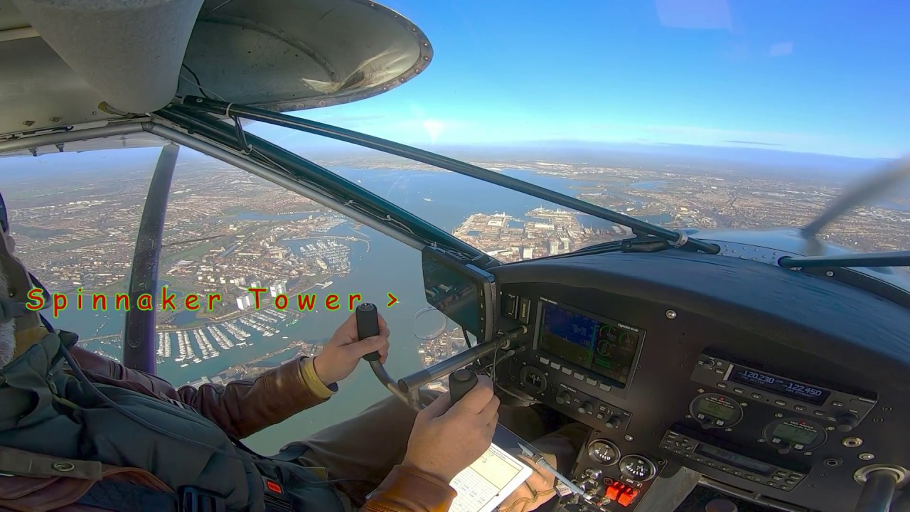 Flying into Goodwood with ATC.