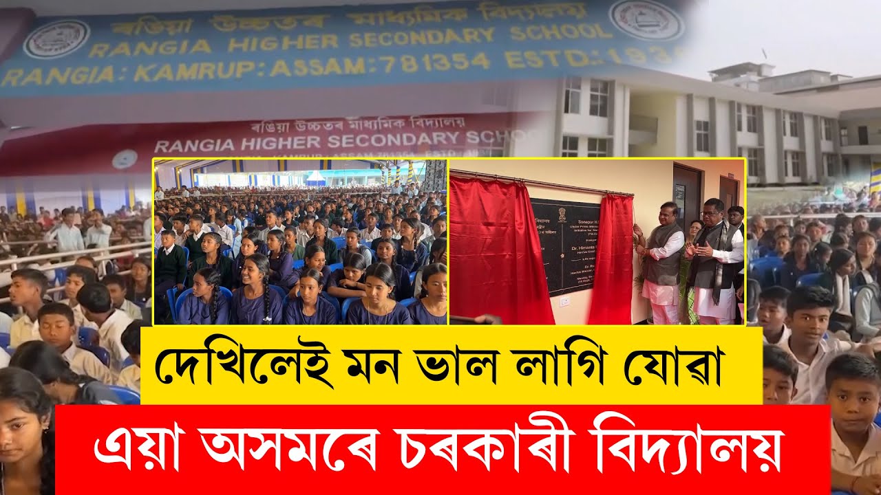 #assamgovtschool I দেখিলেই মন ভাল লাগি যোৱা এয়া অসমৰে চৰকাৰী বিদ্যালয় I #ddnewsassam