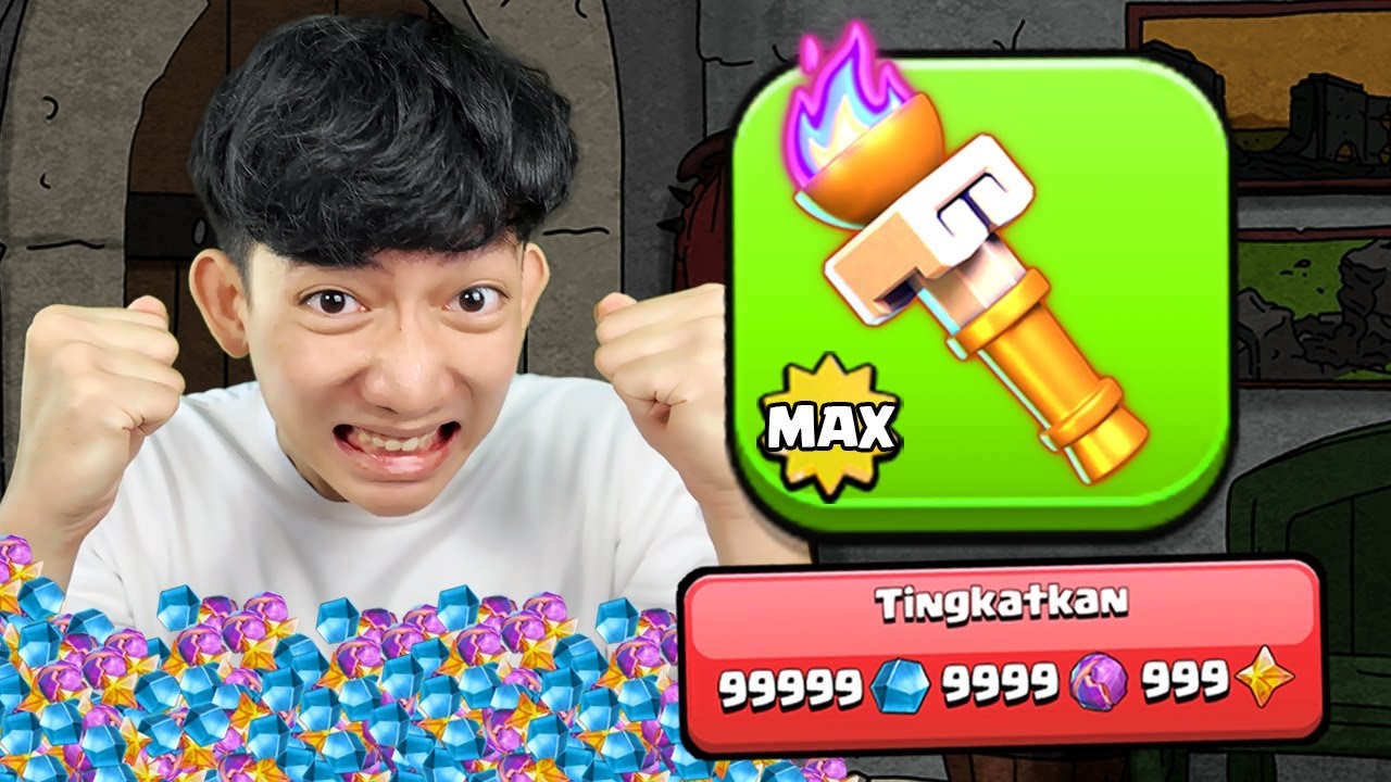 Awas Menyesal! Mineralku Habis Buat Maxin Obor Heroik Tapi.. - Clash of Clans
