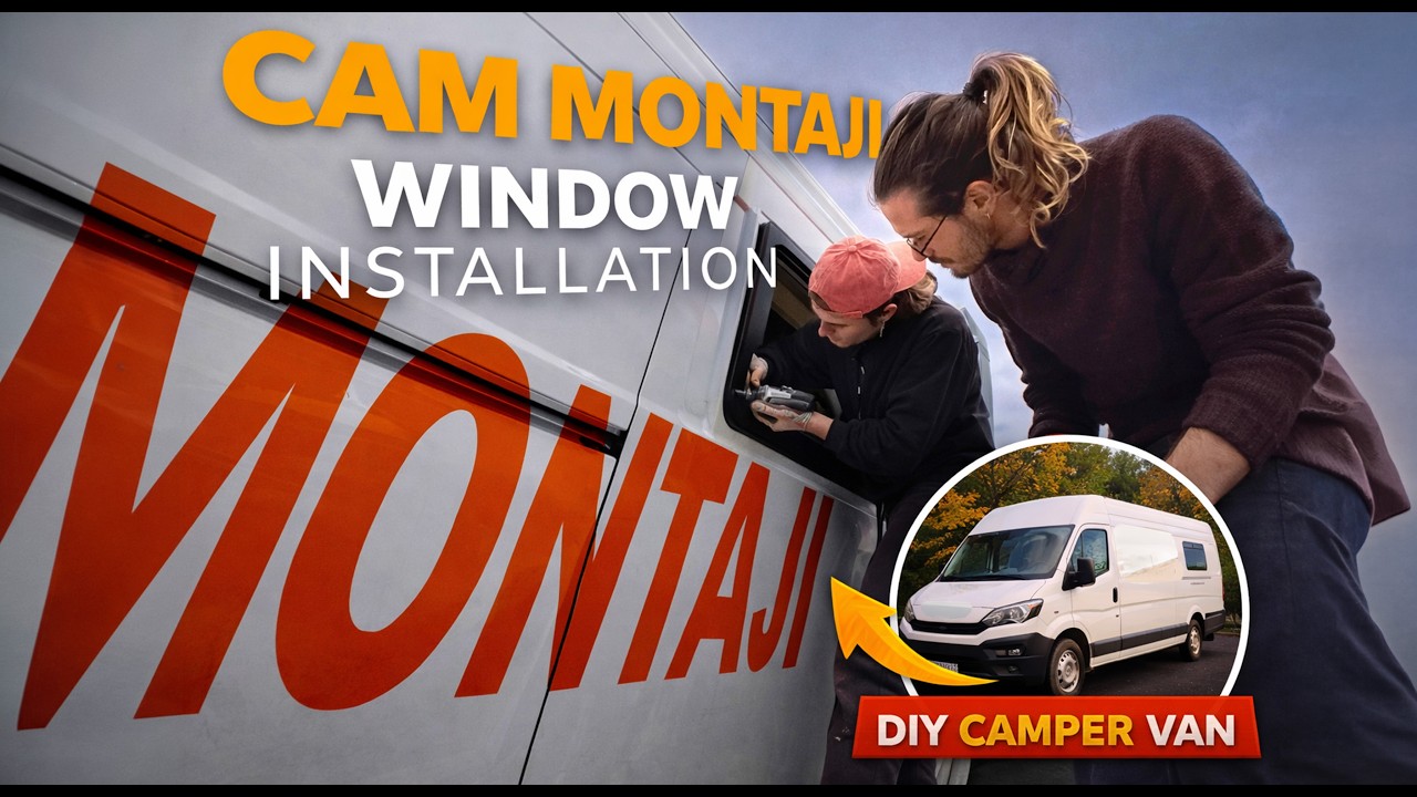 KARAVAN CAM MONTAJI, BERHİMİ CAM NASIL TAKTIM.