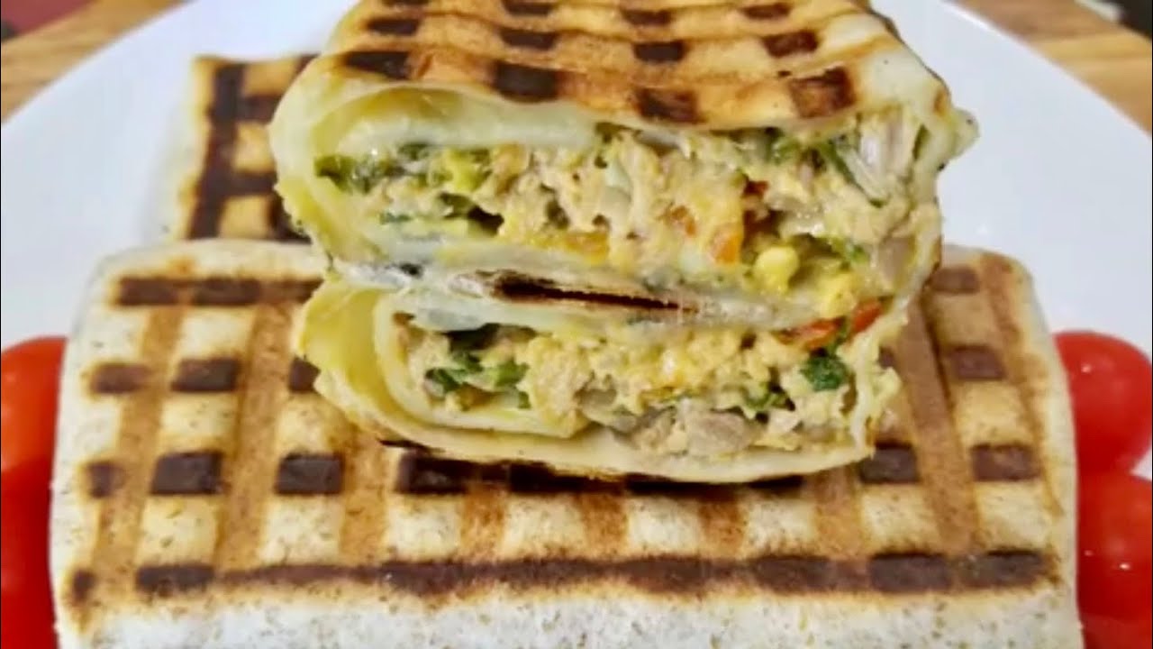 Sandwiches Panini au Thon Faciles #Tacos au Thon 👌👍