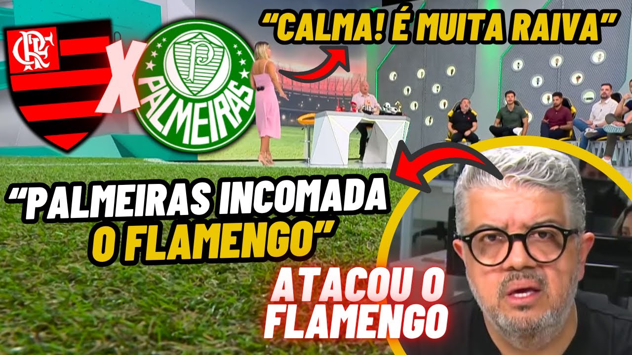 BAP HUMILHA PALMEIRAS e FAZ COMENTARISTA ATACAR o FLAMENGO AO VIVO no JOGO ABERTO! ANTIS REVOLTADOS