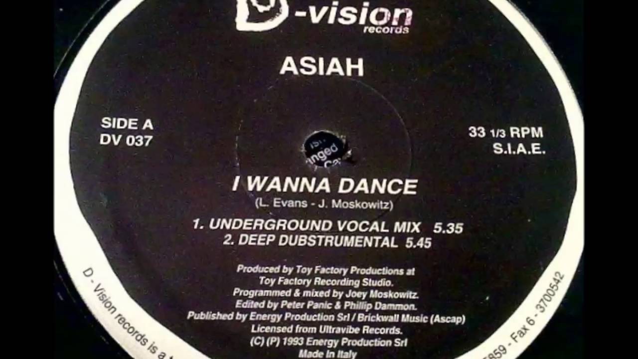 Asiah - I Wanna Dance (Deep Dubstrumental)