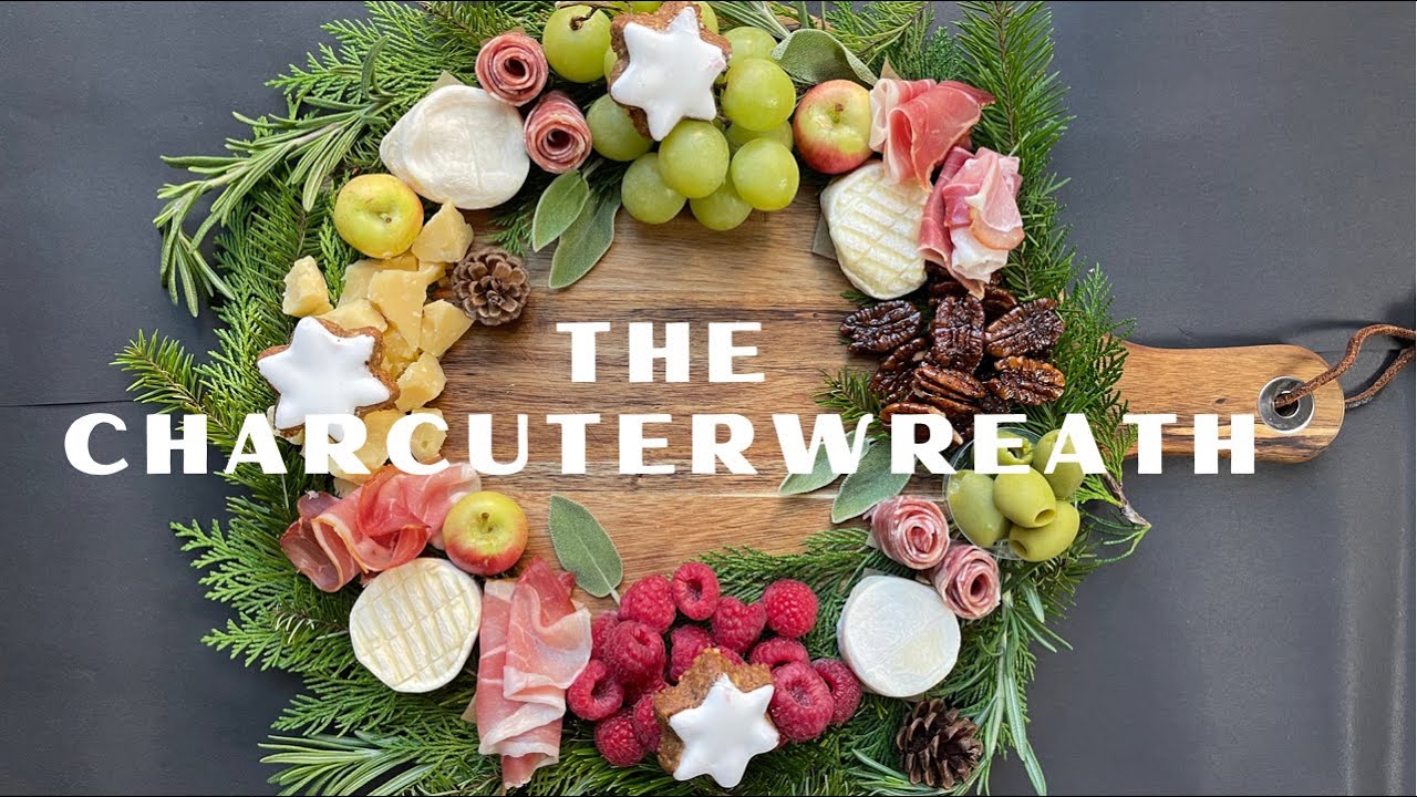 Charcuterie Board Idea for Christmas (The Charcuterwreath)