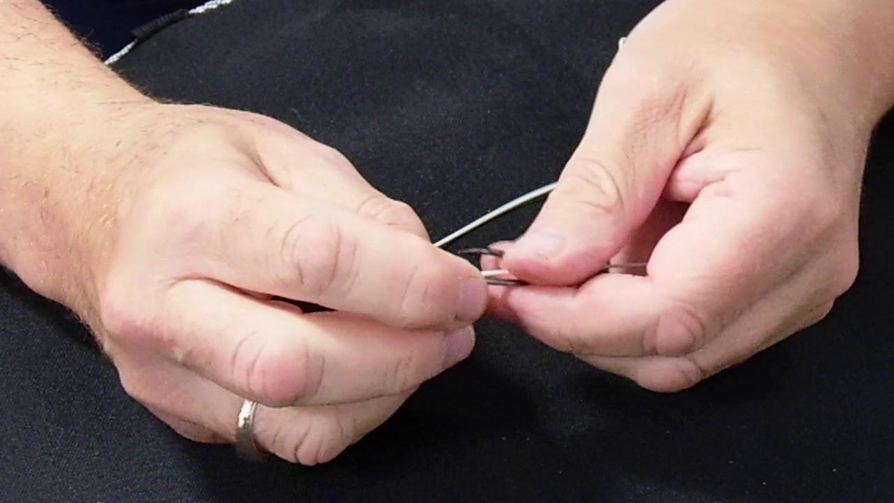 How to tie a knotless knot - WSB Tackle