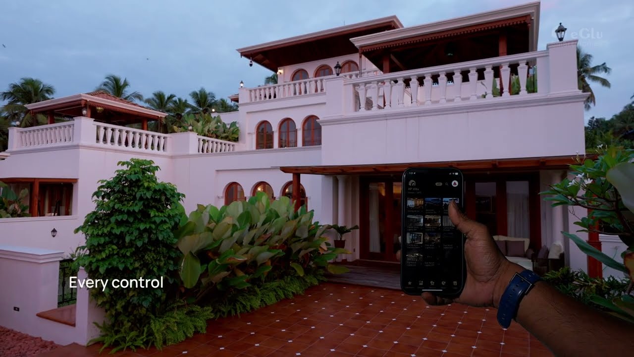 Stunning 40,000 sq.ft. Kerala Mansion | Smart Home & Architectural Lighting by eGlu Smart Homes