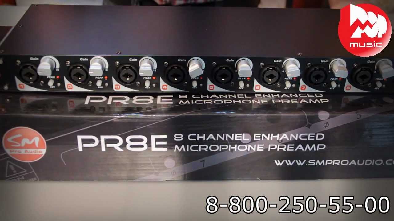 Микрофонный предусилитель SM PRO AUDIO PR8e