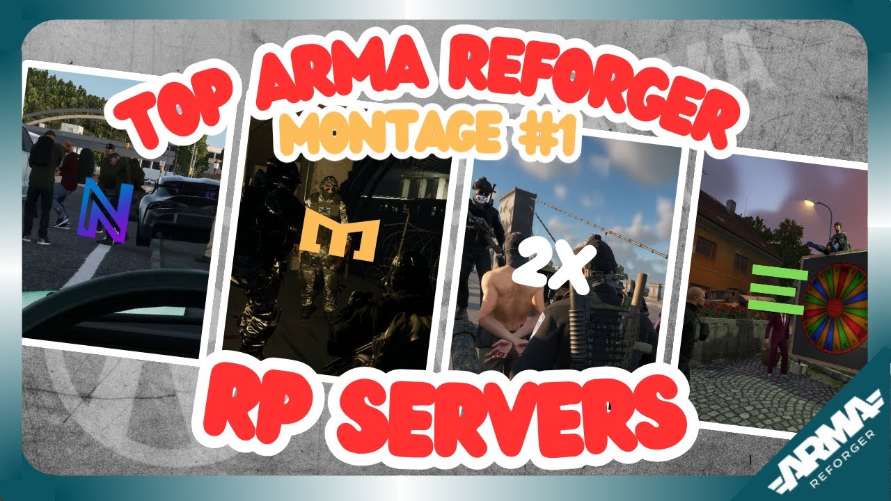 TOP ARMA REFORGER RP SERVERS YOU NEED TO PLAY✨| MONTAGE #1 |#makearmanotwar 🤝💯