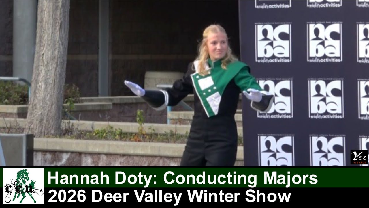 Hannah Doty, Rodriguez HS, Field Conducting, Majors Div. at Deer Valley Winter Show 2026