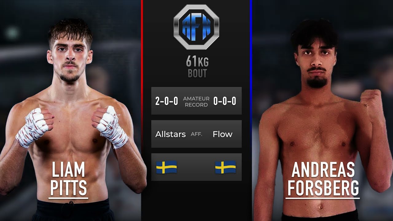 Liam Pitts vs Andreas Forsberg | Full Fight | AFN 2